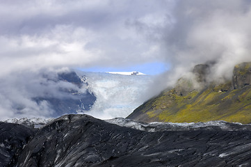 Image showing Glimpse at the Glacier