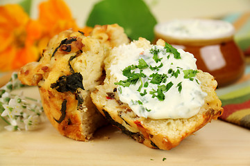 Image showing Savory Muffins