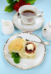 Image showing Tea And Scones