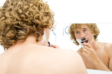 Image showing Shaving