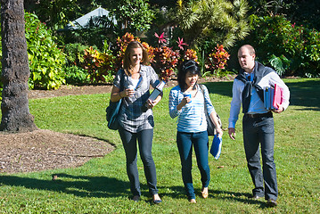 Image showing Students in the park