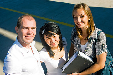Image showing Confident students