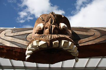 Image showing Maori carving