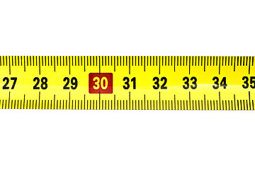 Image showing Tape measure isolated on white