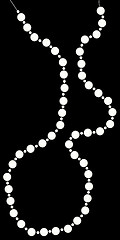 Image showing White pearls