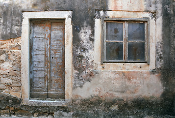 Image showing Decayed house Croatia