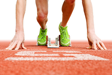 Image showing At the Starting blocks