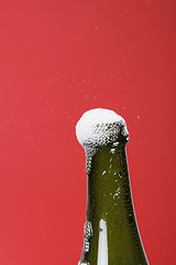 Image showing Opening champagne bottle