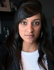 Image showing Beautiful young Indian woman portrait