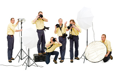 Image showing Photo crew