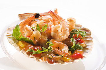 Image showing Prawn salad