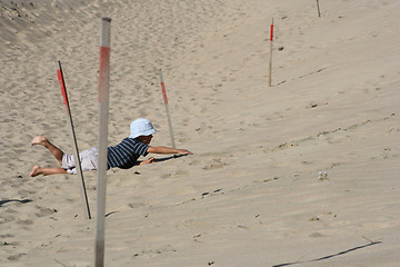 Image showing Child and Sand