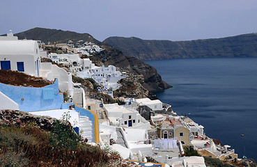 Image showing View of the Town of Thira