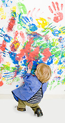 Image showing Finger painting