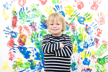 Image showing Proud looking boy