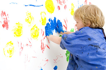 Image showing Finger painting