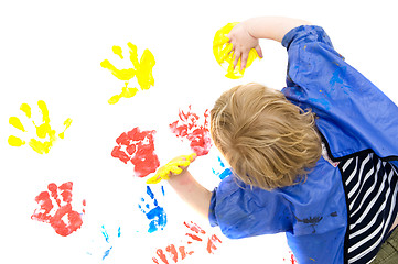 Image showing Finger painting