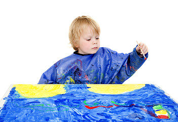 Image showing Painter boy