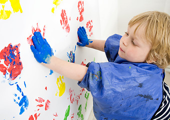 Image showing painting boy