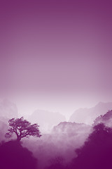 Image showing purple landscape