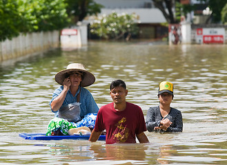 Image showing Flooding in Nakhon Ratchasima, Thailand.