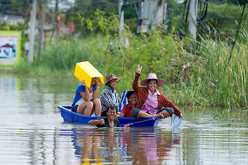 Image showing Flooding in Nakhon Ratchasima, Thailand