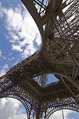 Image showing Eiffeltower construction
