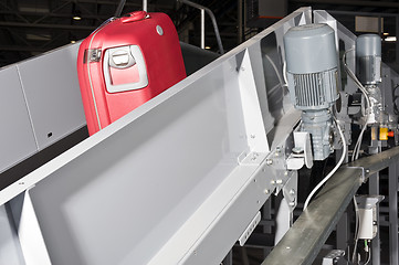 Image showing Luggage conveyor belt