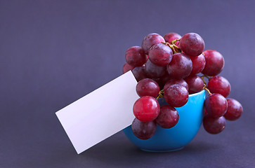 Image showing Grapes in cup ll