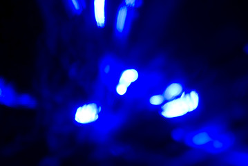 Image showing Glittering blue lights        