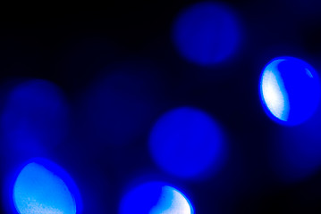 Image showing Glittering blue lights       