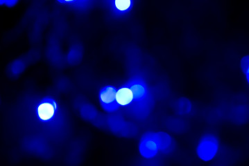 Image showing Glittering blue lights         