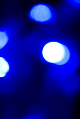 Image showing Glittering blue lights         