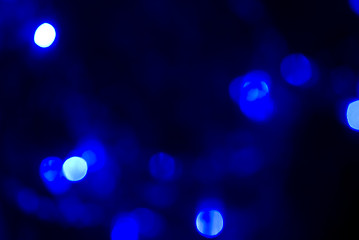 Image showing Glittering blue lights         