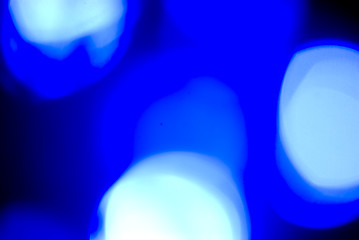 Image showing Glittering blue lights         