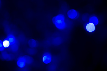 Image showing Glittering blue lights         