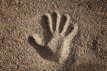 Image showing Sand Hand