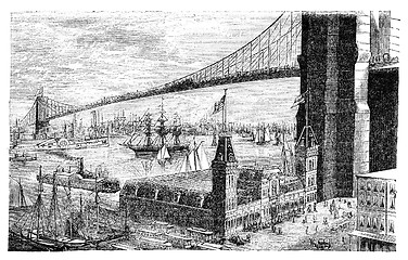 Image showing Brooklyn Bridge