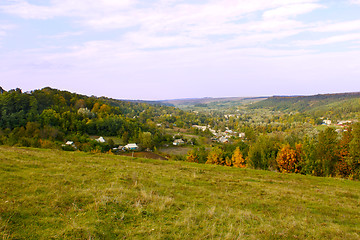 Image showing The village in the valley