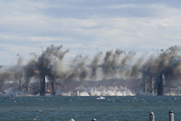 Image showing Jamestown Bridge Demolition