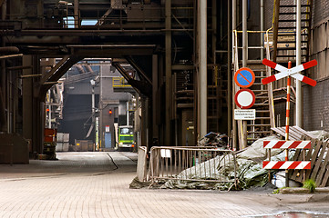 Image showing Industrial alley