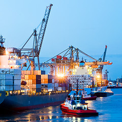 Image showing Harbor tug