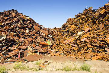 Image showing Steel Scrap Heap