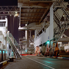 Image showing Dock at night