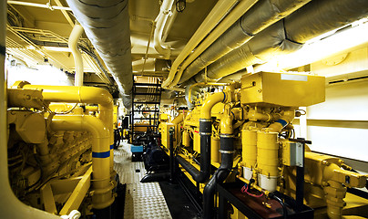 Image showing Engine room