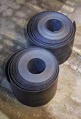 Image showing Two Steel coils