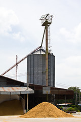 Image showing Grain silos in Thailand