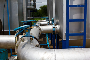 Image showing Industrial pipeline 