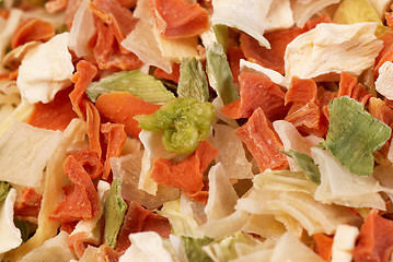Image showing Dehydrated vegetables