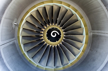 Image showing Jet engine detail.